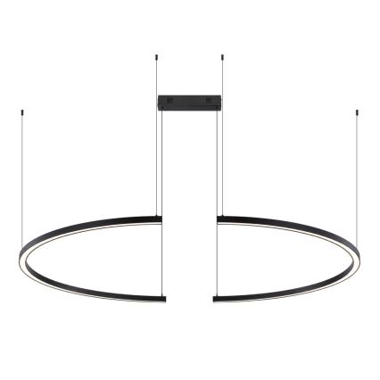 Immax NEO 07329L - LED Dimmbar pendellampa på vajer FINO LED/72W/230V 120 cm Tuya svart + fjärrkontroll