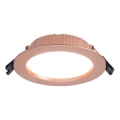 Immax NEO 07330L - Dimbar infälld LED-downlight DOWN LED/12W/230V Wi‑Fi Tuya Ø 12 cm roséguld
