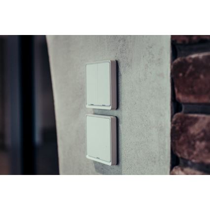 Immax NEO 07507C - SET 3x Strömbrytare 2-knappar SMART 3xCR2430 Zigbi 3.0 Tuya