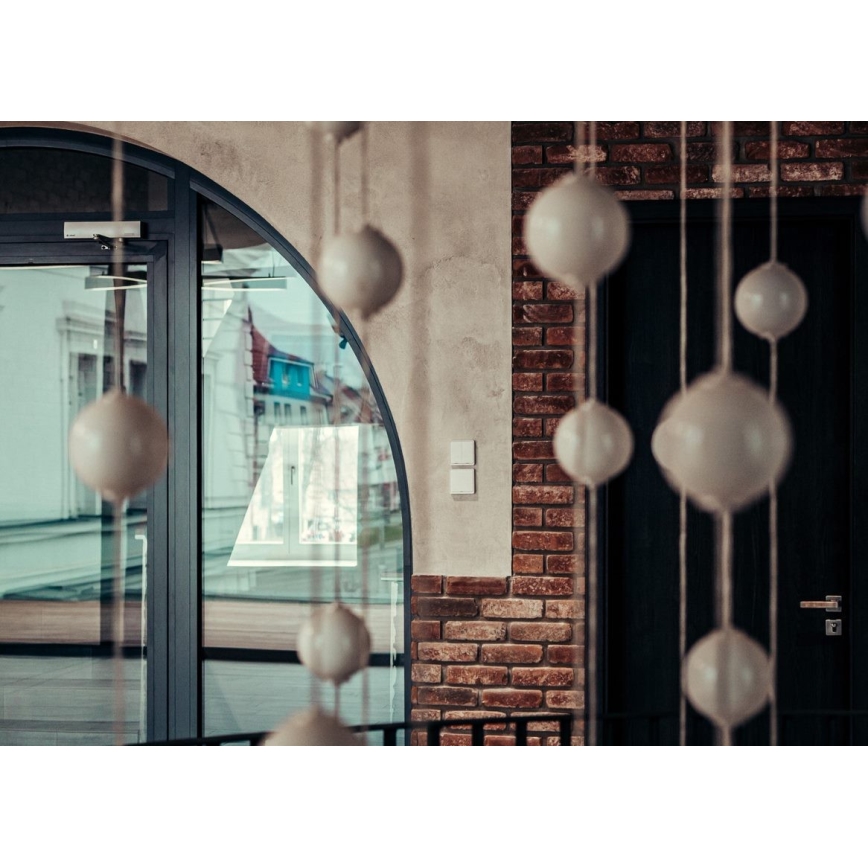 Immax NEO 07507L - Strömbrytare 2-knappar SMART 1xCR2430 Zigbi 3.0 Tuya