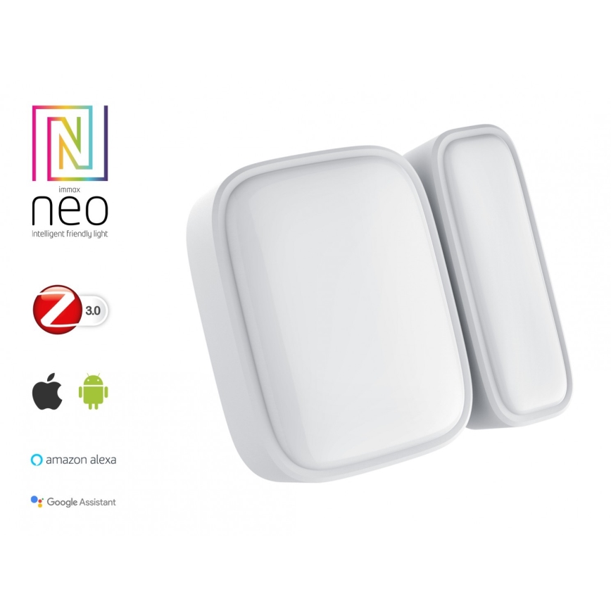 Immax NEO 07511L - KIT 2x Window och door magnetisk sensor SMART Zigbee Tuya