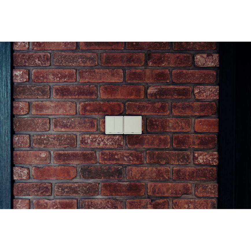 Immax NEO 07513L - 2-knapp väggbrytare SMART 230V Wi-Fi Tuya