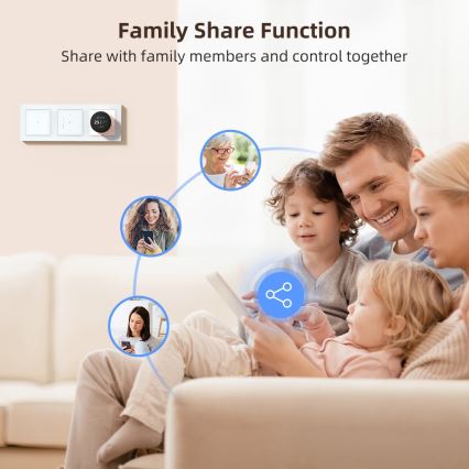 Immax NEO 07540L - Smart strömbrytare för styrning av persienner och rullgardiner 230V Wi‑Fi Tuya