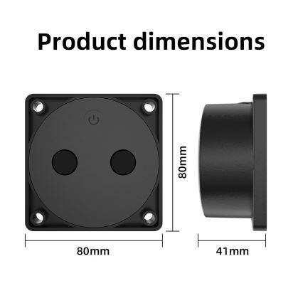Immax NEO 07543L - Ultraljudsnivågivare för vätska 5 m Wi-Fi Tuya