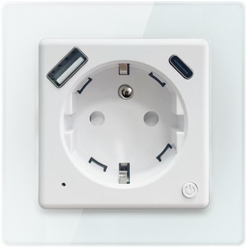 Immax NEO 07544L - Smart uttag E 16A/230V + 1xUSB-A+1xUSB C PD 20W Wi-Fi