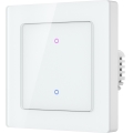 Immax NEO 07550L - Smart tvåknappsströmbrytare 230 V Tuya