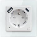 Immax NEO 07553L - Smart uttag E 16A/230V + 1xUSB-A+1xUSB C PD 20W
