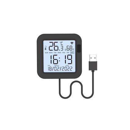 Immax NEO 07559L - Styrenhet med temperatur- och fuktsensor 5V Wi-Fi