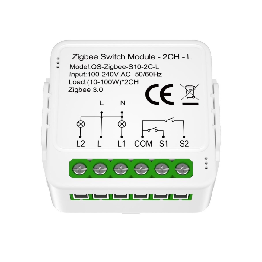 Immax NEO 07572L - Smart fjärrkontroll NEO LITE V8 2-knapp Tuya