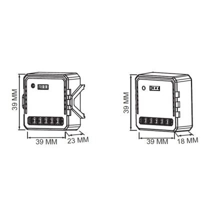 Immax Neo 07580L - Intelligenta styrenheter för styrning av persienner och fönsterluckor Tuya