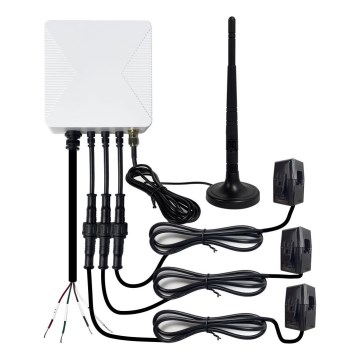 Immax NEO 07581L -Smart trefas elförbrukningsmätare Wi-Fi Tuya