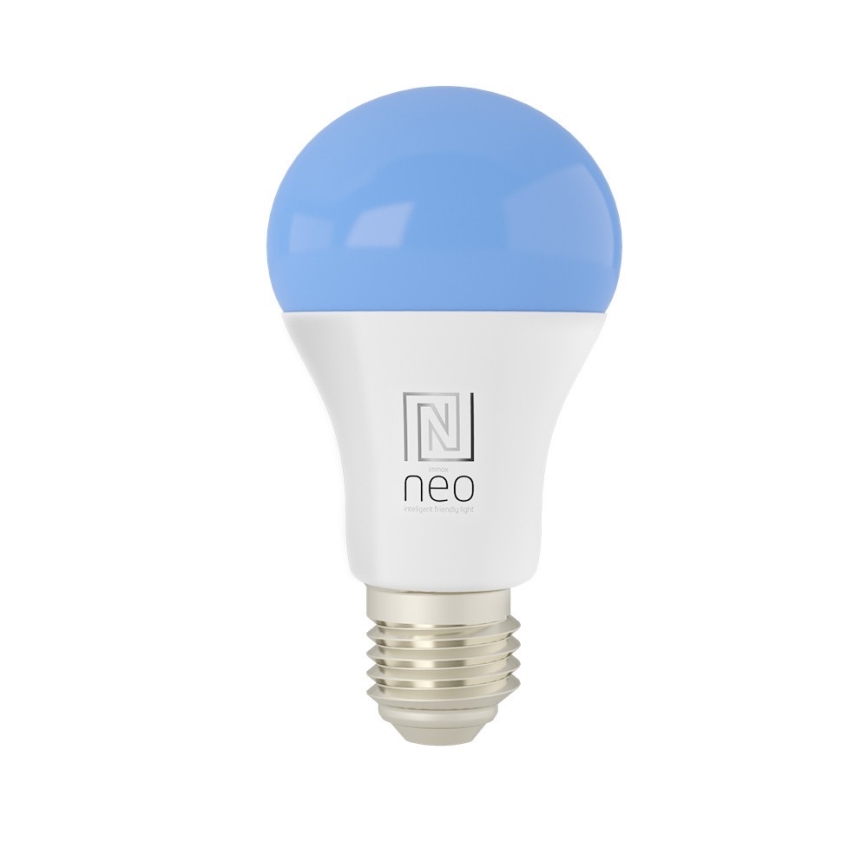 Immax NEO 07712L - LED RGB+CCT Ljusreglerad glödlampa NEO LITE Smart E27/9W/230V Wi-Fi Tuya 2200 - 6500K
