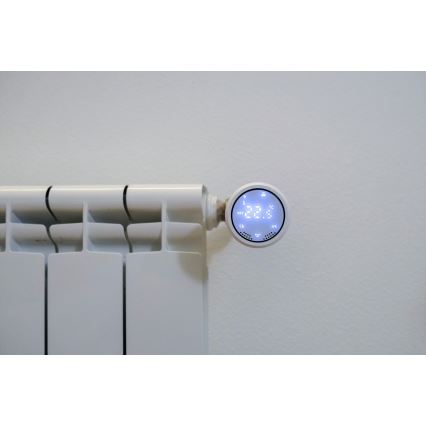 Immax NEO 07732B - UPPSÄTTNING 2x Termostathuvud + BRIDGE PRO v2 2xAA/3V Tuya