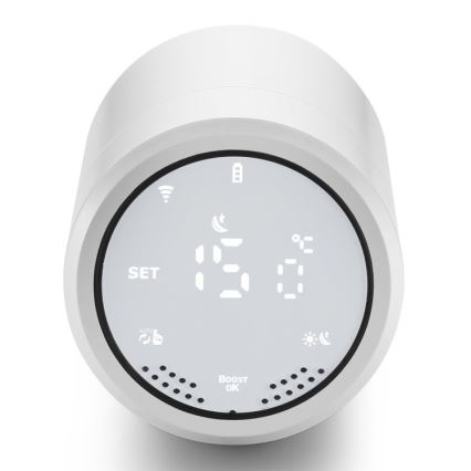 Immax NEO 07732B - UPPSÄTTNING 2x Termostathuvud + BRIDGE PRO v2 2xAA/3V Tuya