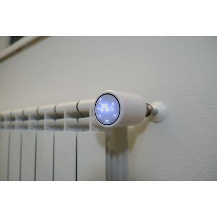 Immax NEO 07732C - SET MED 4 termostatventiler + BRIDGE PRO v3 2xAA/3V Wi-Fi Tuya