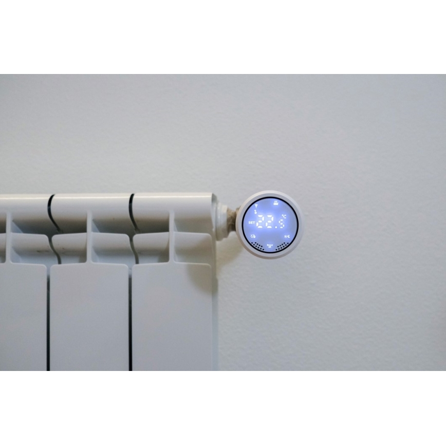 Immax NEO 07732C - SET MED 4 termostatventiler + BRIDGE PRO v3 2xAA/3V Wi-Fi Tuya