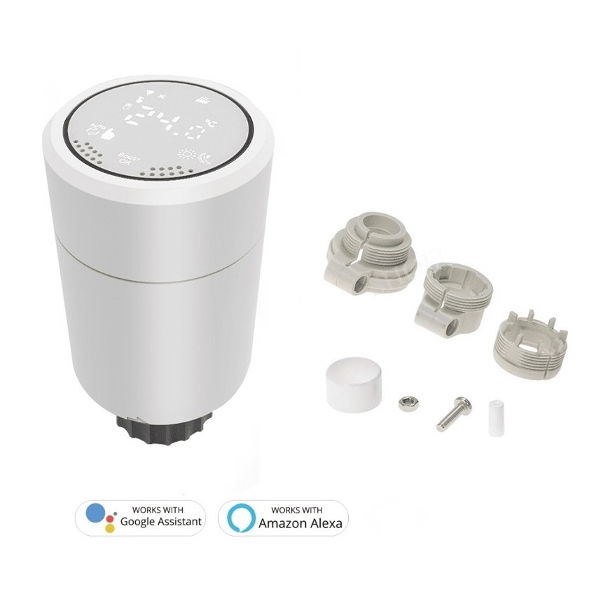 Immax NEO 07732L - Termostathuvud 2xAA/3V Tuya