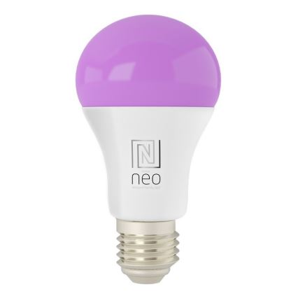 Immax NEO 07733L - LED RGB+CCT Ljusreglerad glödlampa NEO LITE E27/11W/230V 2700 - 6500K Wi-Fi Tuya