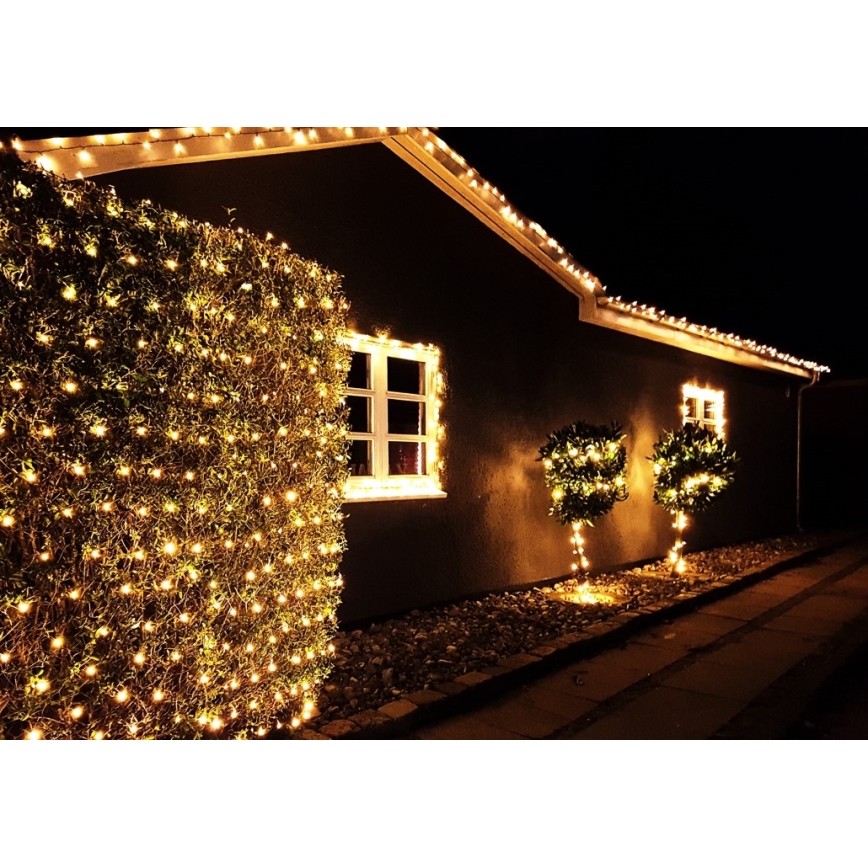 Immax NEO 07755L - LED dimbar utomhusslinga NEO LITE 400xLED/8 funktioner 43 m IP44 Wi-Fi Tuya varmvit