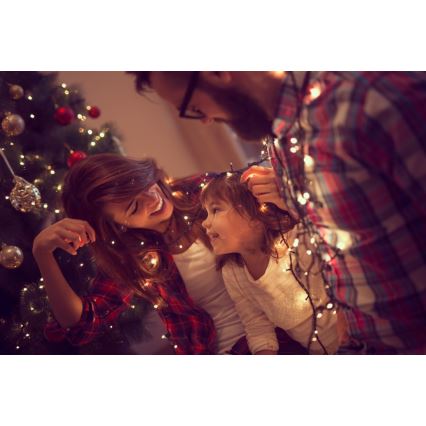 Immax NEO 07756L - Dimbar LED-utomhusslinga NEO LITE 400 LED/10 funktioner 43 m IP44 Wi-Fi Tuya flerfärgad