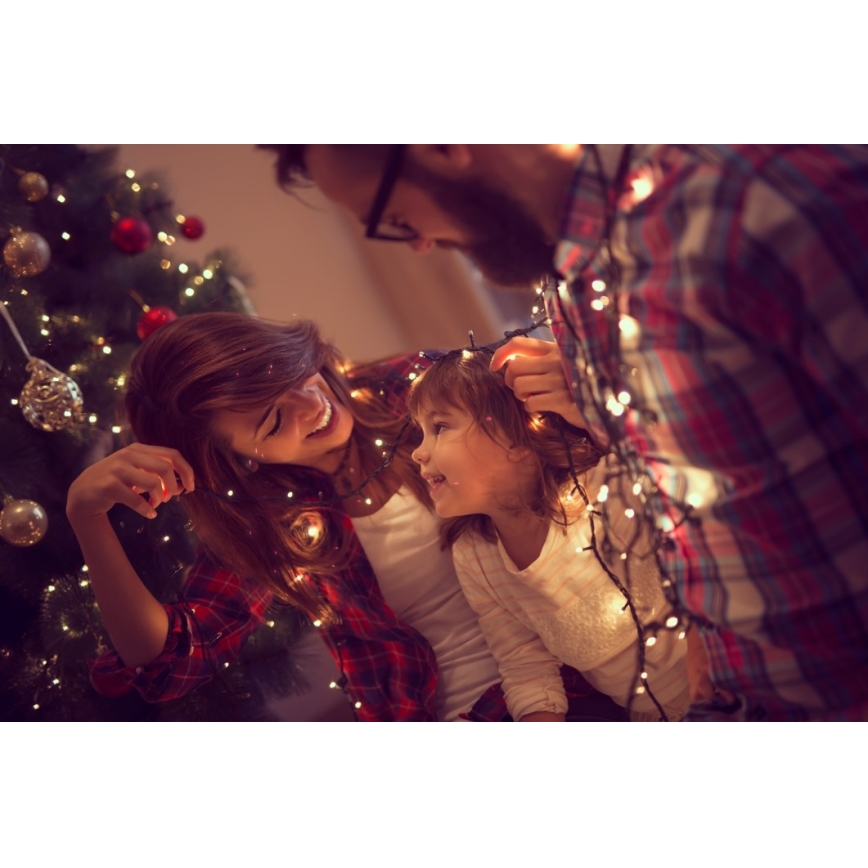 Immax NEO 07756L - Dimbar LED-utomhusslinga NEO LITE 400 LED/10 funktioner 43 m IP44 Wi-Fi Tuya flerfärgad