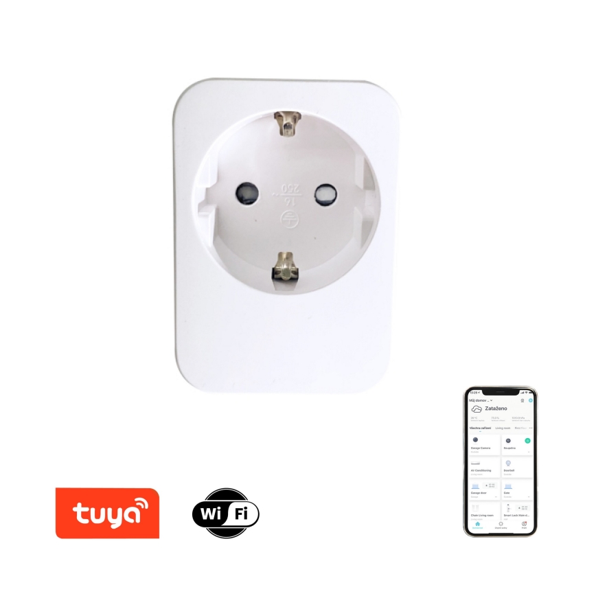 Immax NEO 07761L - Smartuttag NEO LITE 3680W/230V/16A Wi-Fi Tuya SCHUKO