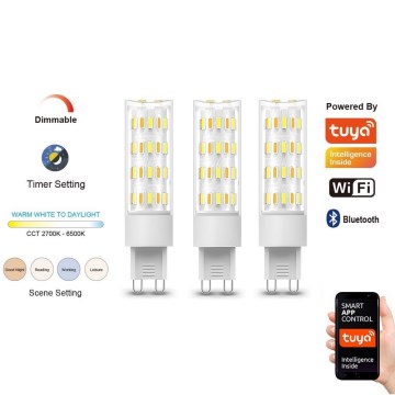 Immax NEO 07763C - SET OM 3 LED-dimbara lampor NEO LITE G9/4W/230V 2700-6500K Wi-Fi Tuya