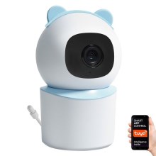 Immax NEO 07788L - Smart kamera med sensor 355° 50° P/T 4MP Wi-Fi Tuya blå
