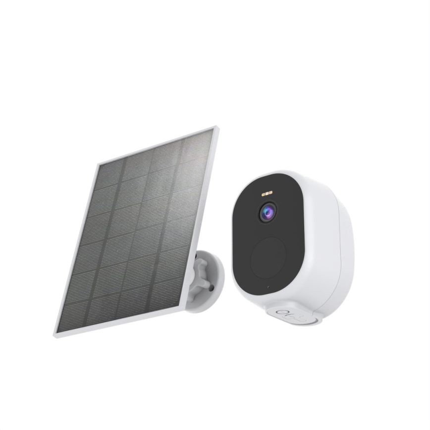 Immax NEO 07802L - Smart utomhuskamera med solpanel och BARREL-sensor 5000 mAh Wi-Fi Tuya IP65