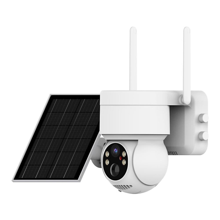 Immax NEO 07803L - Smart utomhuskamera med solpanel och SENTRY-sensor 6000 mAh Wi-Fi Tuya IP65