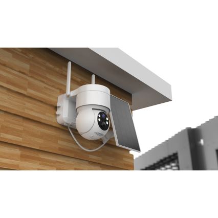 Immax NEO 07803L - Smart utomhuskamera med solpanel och SENTRY-sensor 6000 mAh Wi-Fi Tuya IP65