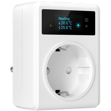 Immax NEO 07811L - Smart uttag med termometer F, 3680 W, Wi-Fi