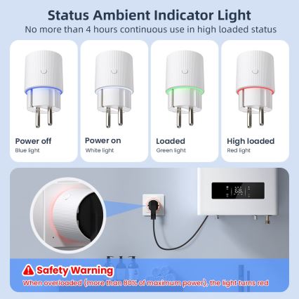 Immax NEO 07812L - Smartuttag E 3500W Tuya Wi-Fi