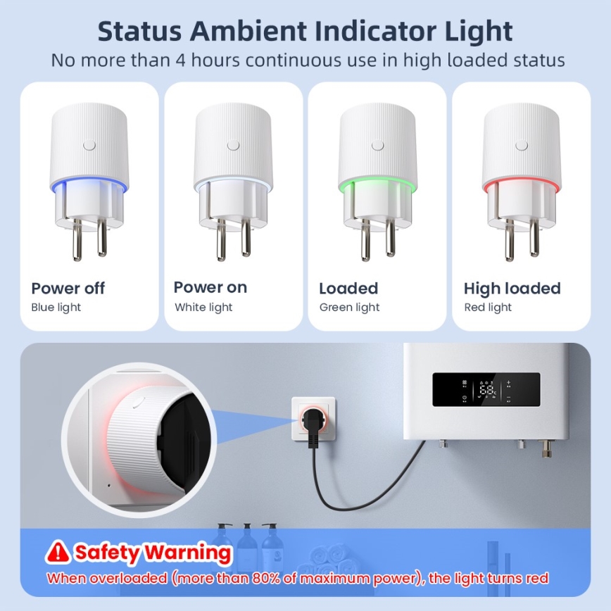 Immax NEO 07812L - Smartuttag E 3500W Tuya Wi-Fi