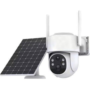 Immax NEO 07820L - Smart utomhussolcellskamera med inbyggd sensor, 6000 mAh-batteri, IP65