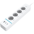 Immax NEO 07821L - Smart förlängningssladd NEO LITE 4AC+1xUSB+2xUSB C Tuya Wi-Fi