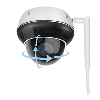 Immax NEO 07825L - Smart utomhuskamera med DOME-sensor, 5 MP, 230 V, IP66, Tuya-kompatibel Wi‑Fi