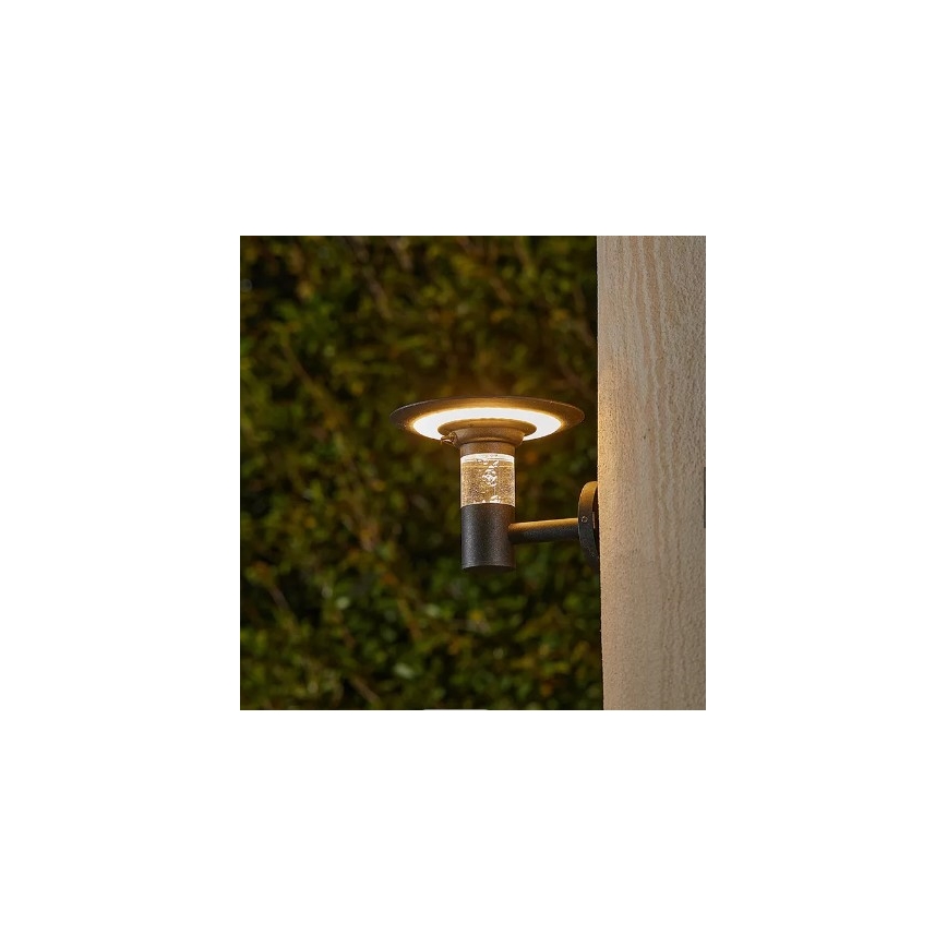 Immax NEO 07907L - LED RGB+CW/W Dimbart solcellsvägglampa BUBBLES LED/2W/5,5V IP54 Tuya 4000 mAh