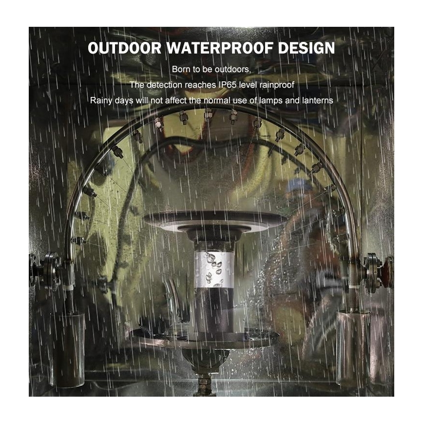 Immax NEO 07908L - LED RGB+CW/W Dimbart solcellslampa LED/2W/5V IP54 Tuya 4000 mAh