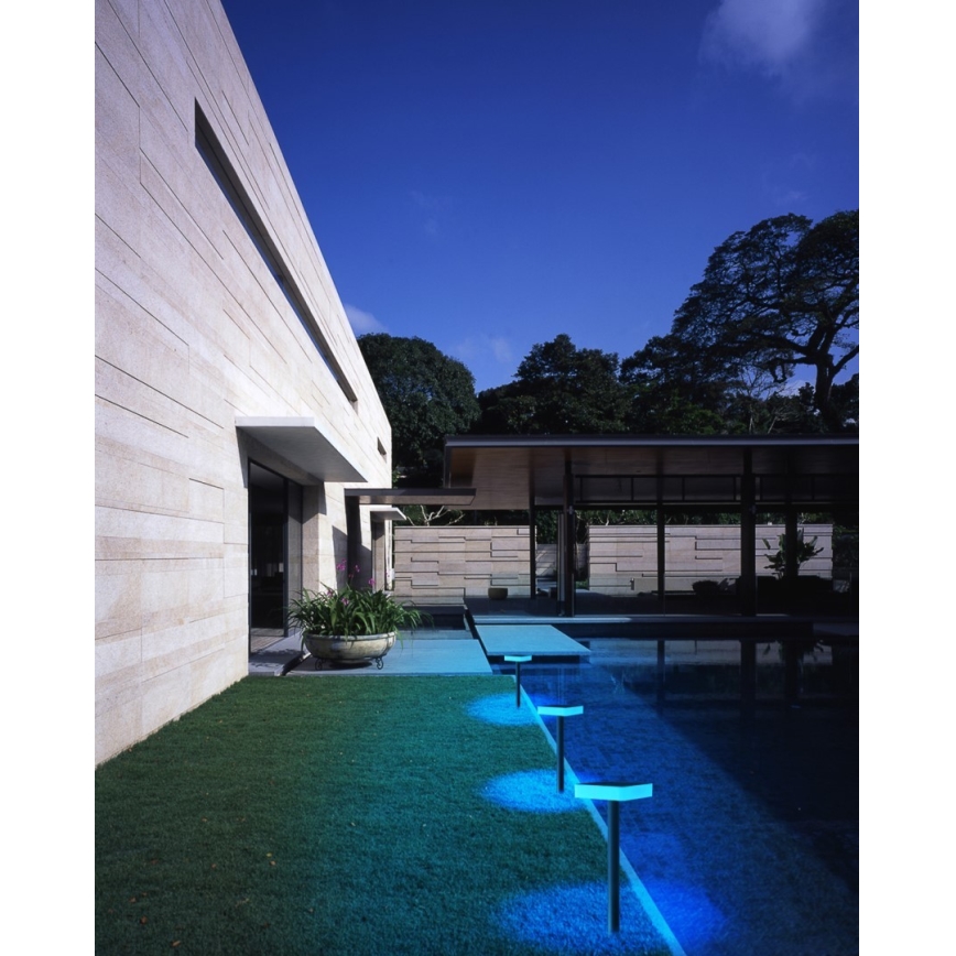 Immax NEO 07911L - LED RGB Dimbart solcellslampa med sensor NEO LITE LED/1W/5V fyrkantig IP54 Tuya 1300 mAh