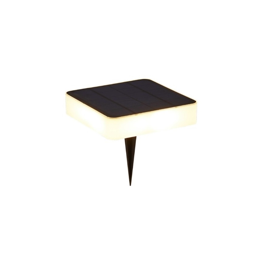 Immax NEO 07911L - LED RGB Dimbart solcellslampa med sensor NEO LITE LED/1W/5V fyrkantig IP54 Tuya 1300 mAh