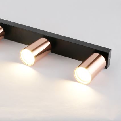 Immax NEO 08303L - Spotlampa PUNTO 4xGU10/9W/230V roséguld