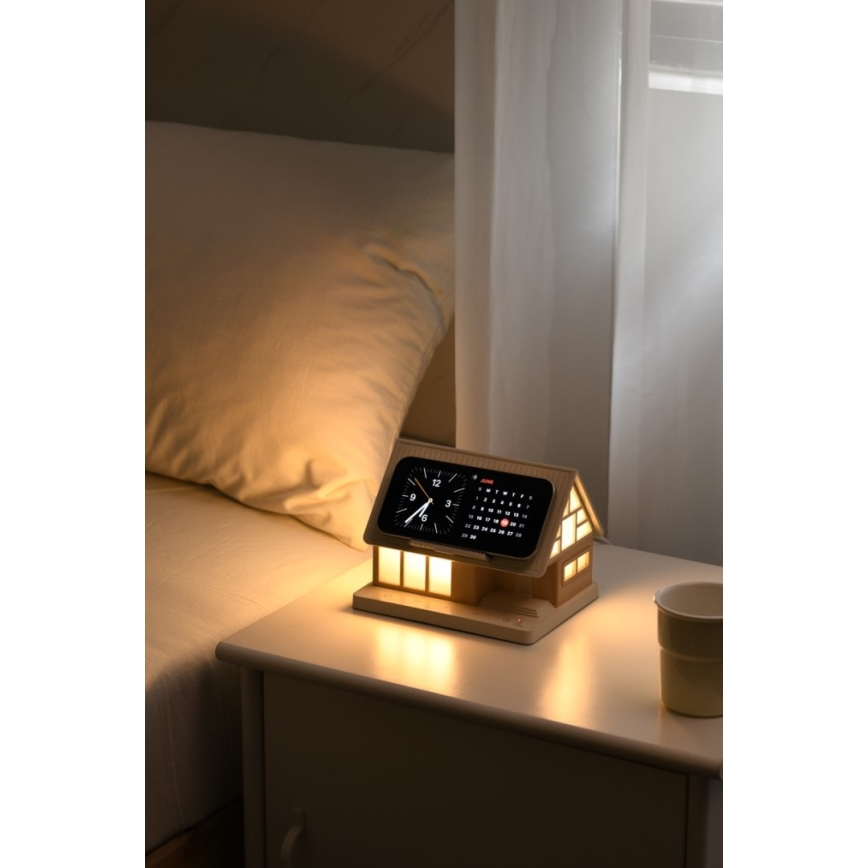 Immax NEO 09108L - LED-bordslampa med trådlös laddning DREAM HOME LED/2W/230V