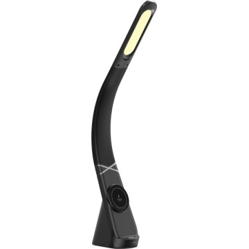 Immax NEO 09110L - Dimbar LED-bordslampa med trådlös laddning MAGIC LED/5W/230V svart