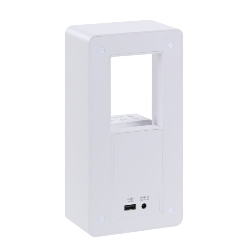 Immax NEO 09113L - LED-bordslampa med väckarklocka och laddningsfunktion CALM LED/3,5W/5V
