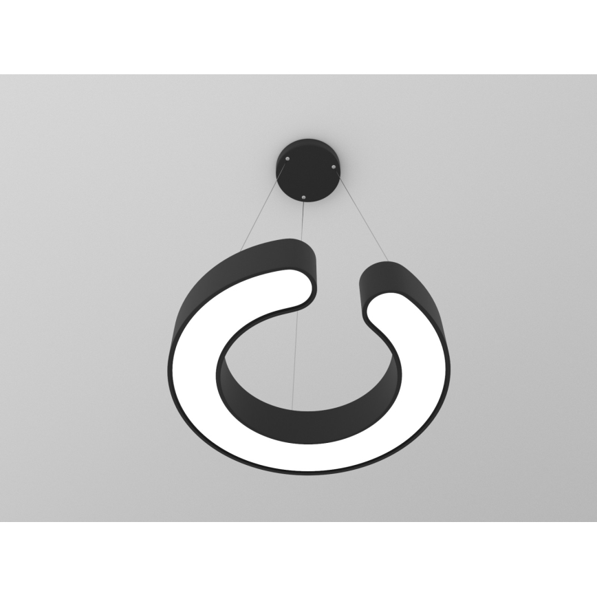 Immax NEO 7134 - LED SMART Ljusreglerad ljuskrona på textilsladd CÉČKO LED/43W/230V + fjärrkontroll 60 cm Tuya ZigBee