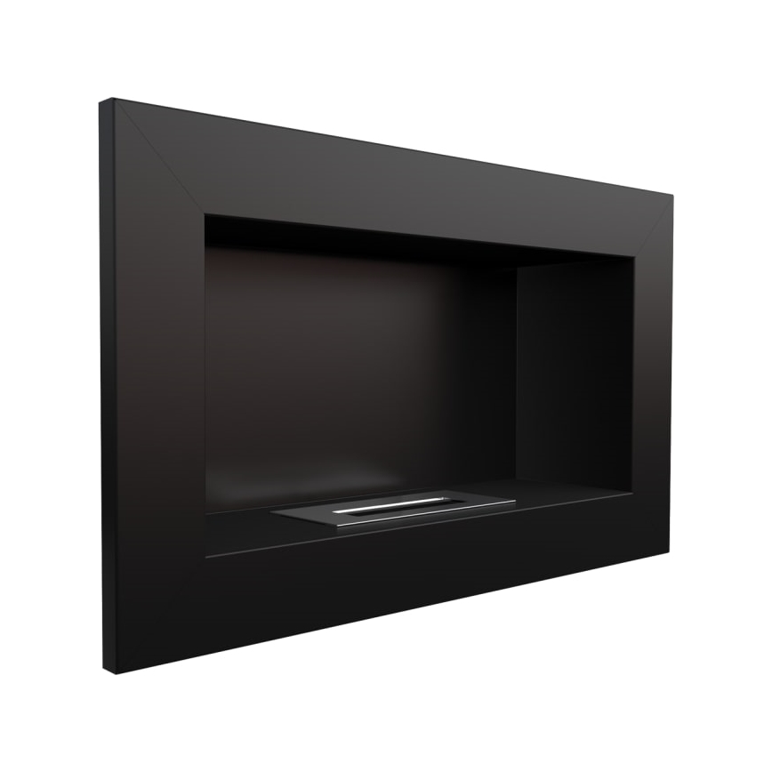 Kratki - Inbyggd BIO-eldstad 37,4x64,8 cm 1 kW svart