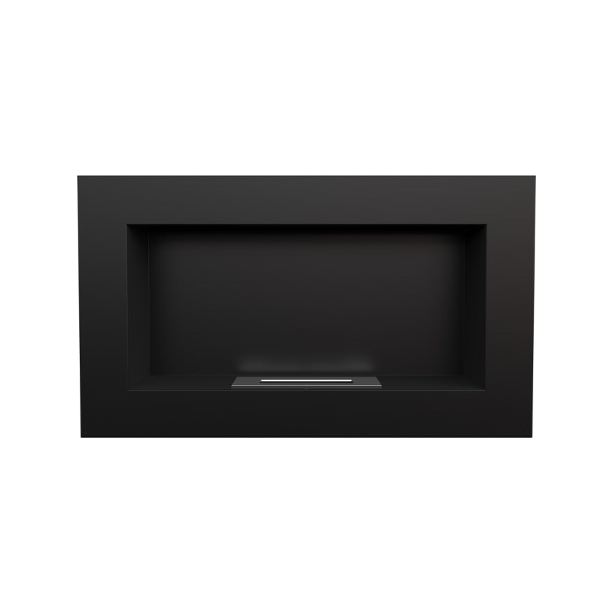 Kratki - Inbyggd BIO-eldstad 37,4x64,8 cm 1 kW svart