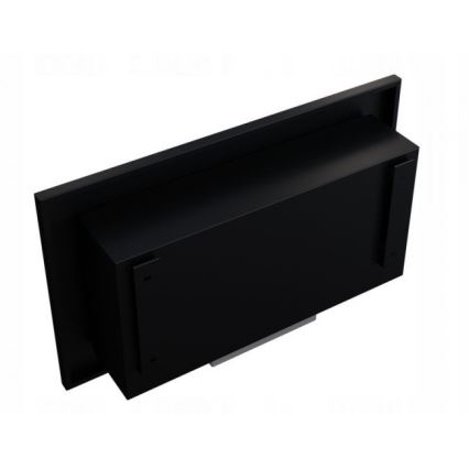 Kratki - Inbyggd BIO-eldstad 37,4x64,8 cm 1 kW svart