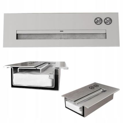 Kratki - Inbyggd BIO-eldstad 37,4x64,8 cm 1 kW svart